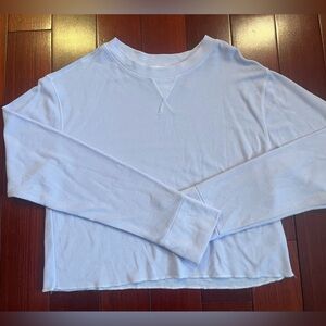 Athleta Girl Light Weight Long Sleeve Waffle Top